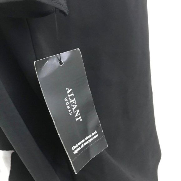 NEW Alfani Sheer Floral Blouse Black Pink Size 0X - Picture 8 of 8